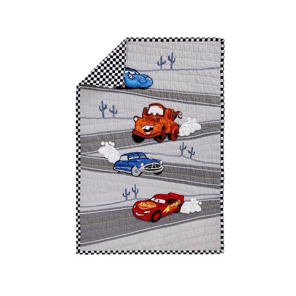 New in Bag Pottery Barn Disney and Pixar Cars Toddler Quilt - Picture 1 of 3